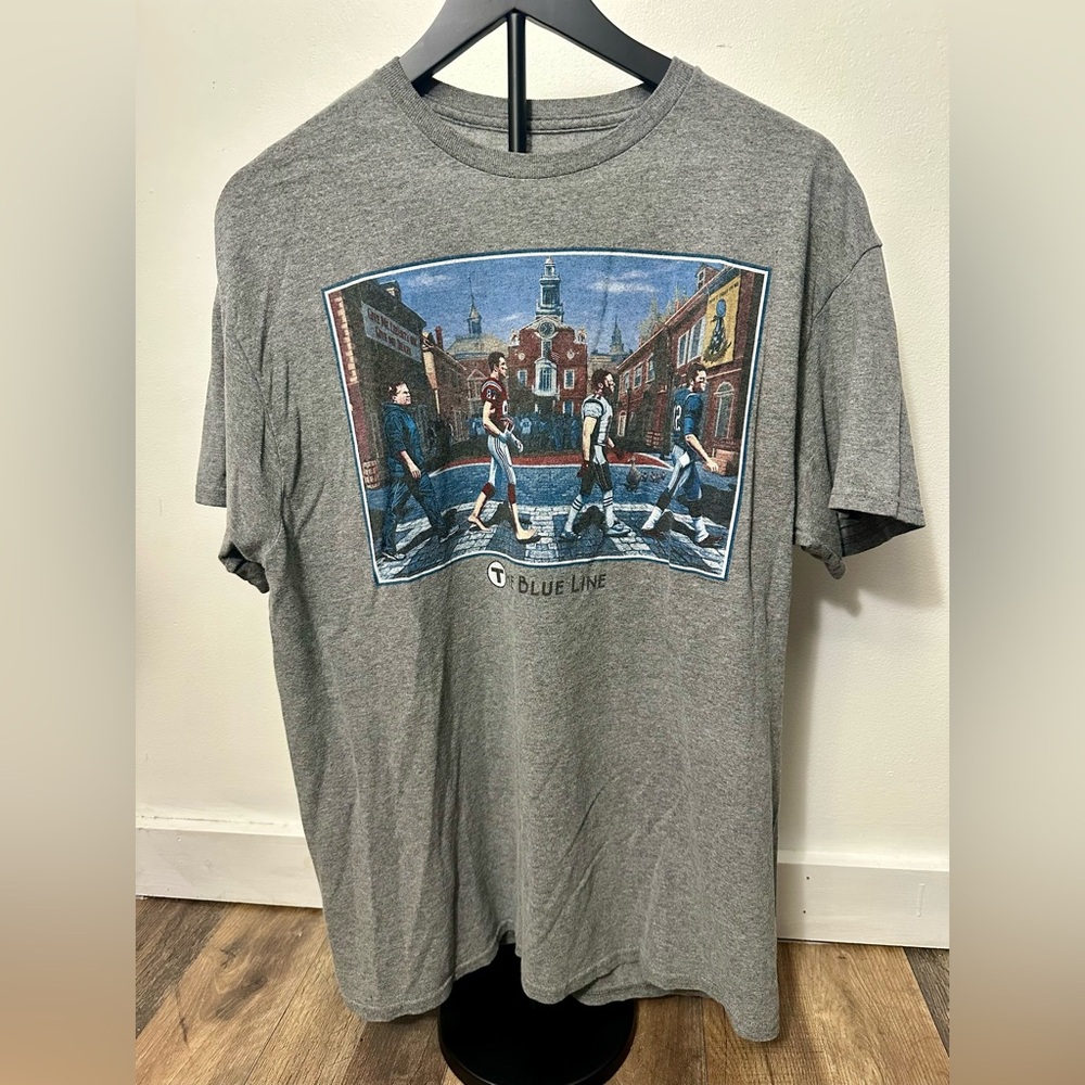 Blue line patriots shirt